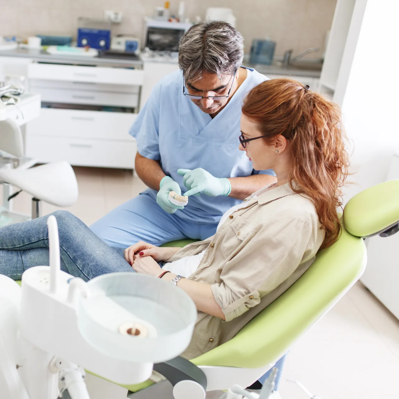 Dental implant treatment planning in a clinic